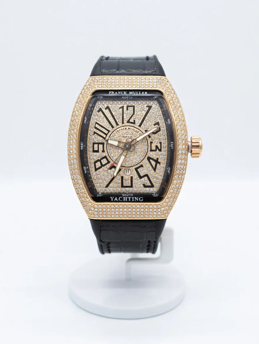 Franck Muller Diamond Studded Yachting Luxury Watch